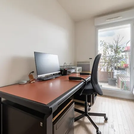 Tranquil 3bd Flat W Chic Patiobnfolympiades アパート