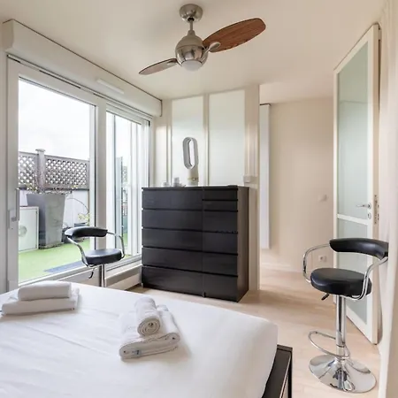 Tranquil 3bd Flat W Chic Patiobnfolympiades アパート *