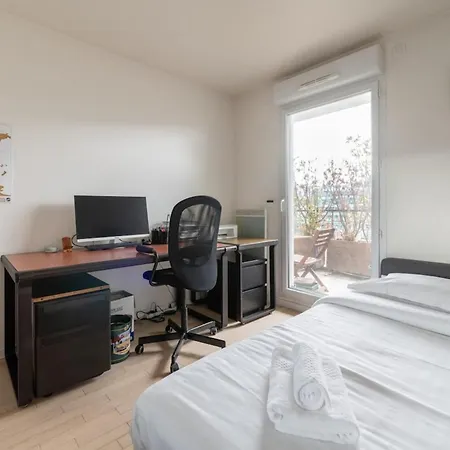 Tranquil 3bd Flat W Chic Patiobnfolympiades *