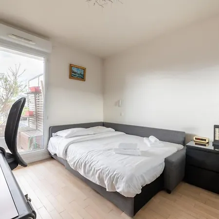 Tranquil 3bd Flat W Chic Patiobnfolympiades アパート